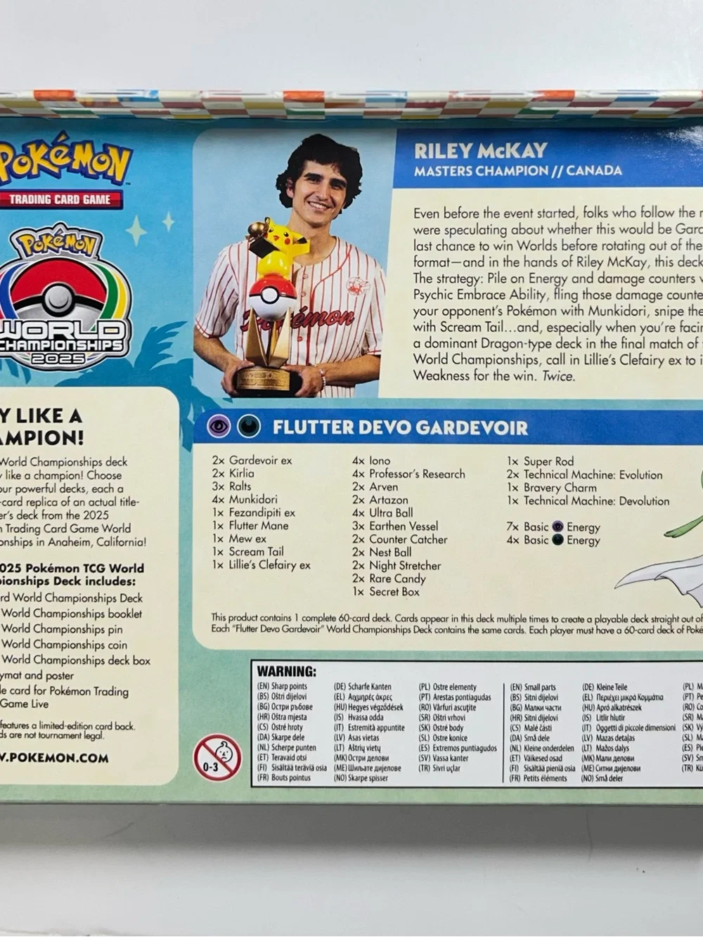 Gardevoir - Riley McKay - Anaheim 2025 2025 World Championship Pokemon Deck